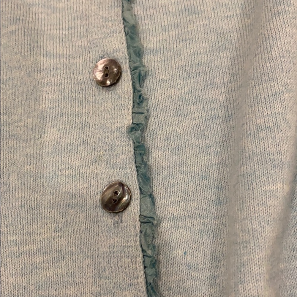 Banana Republic Ruffle Cardigan, Medium - Picture 4 of 5